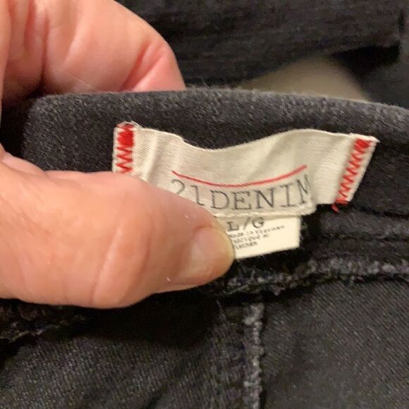 21 Denim large black jeggings - Picture 7 of 9